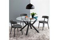 Stol Mikado staklo okrugli